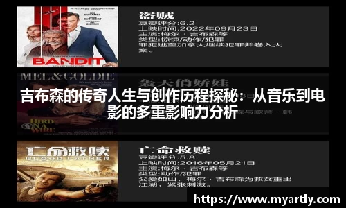 吉布森的传奇人生与创作历程探秘：从音乐到电影的多重影响力分析